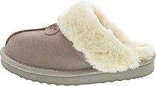 Lade das Bild in den Galerie-Viewer, OBTC064 OOG Damen Leder Hausschuhe mit Lammfell
