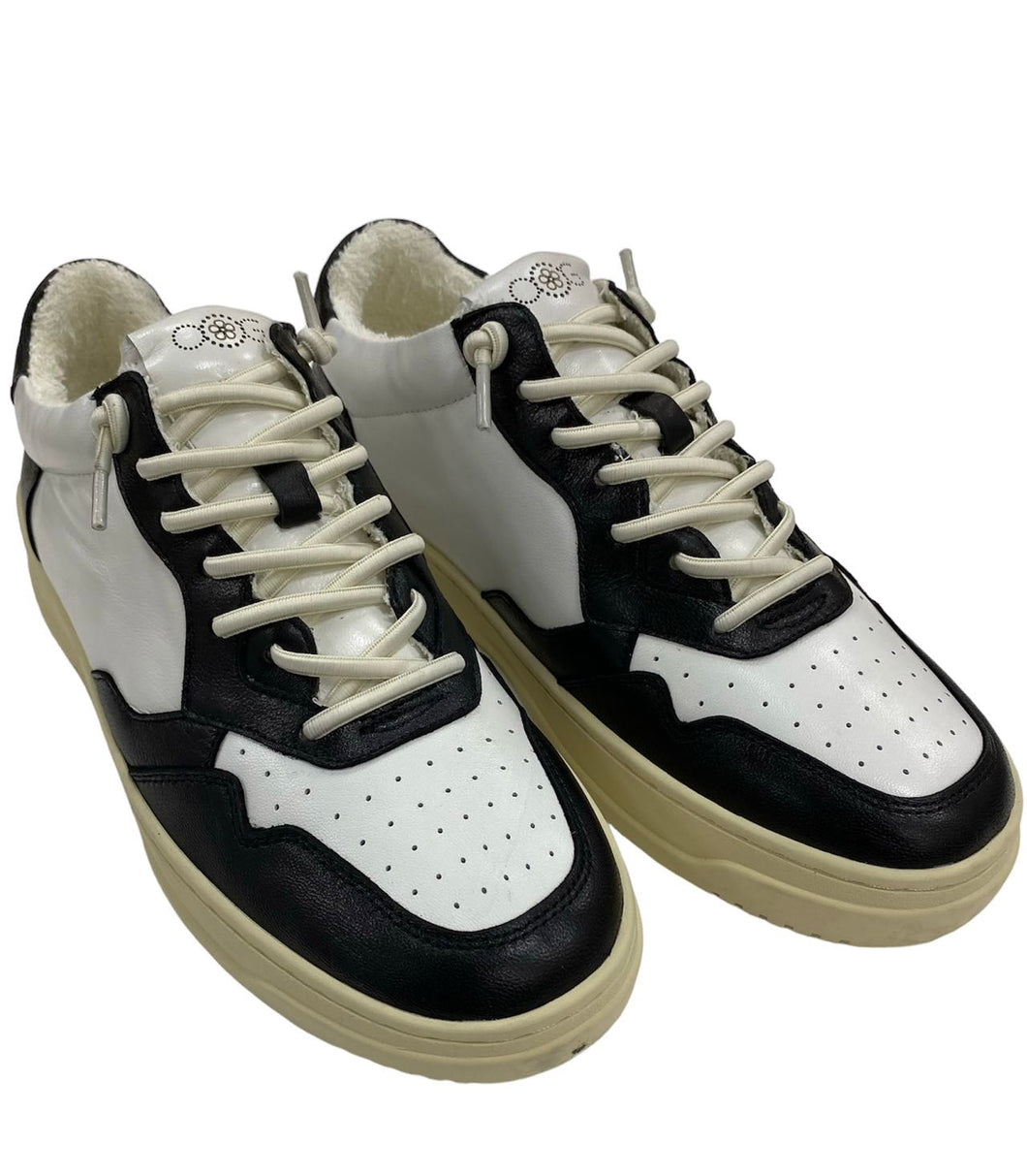 OS1811 Black OOG Leder Sneakers