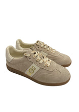 Lade das Bild in den Galerie-Viewer, OS1814 Beige OOG Leder Sneakers
